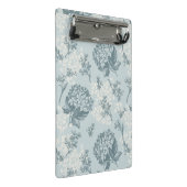 ガマズミ属の花が付いているレトロの花パターン ミニクリップボード (アングル)