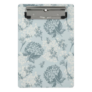 ガマズミ属の花が付いているレトロの花パターン ミニクリップボード
