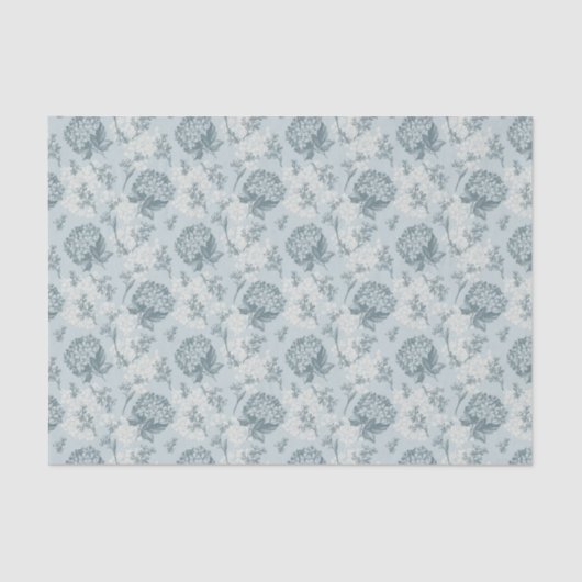 ガマズミ属の花が付いているレトロの花パターン 薄葉紙 (正面)