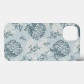 ガマズミ属の花が付いているレトロの花パターン Case-Mate iPhoneケース (裏面 (横))