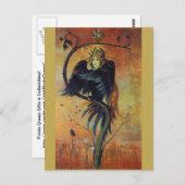 ガマユン:預言者バードアートファンタジー ポストカード (正面/裏面)