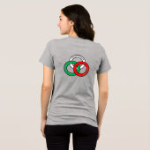 ガマンヴェン女子Tシャツ トライブレンドTシャツ (裏面全面)