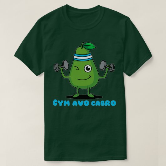 ガミーアボカド2 Tシャツ (デザイン正面)