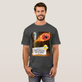 ガムの包み紙ジョーク ディスクゴルフTシャツ Tシャツ (正面フル)