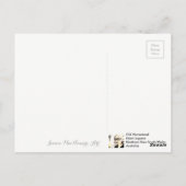 ガムの木々の中で，古いホームステッド， NSW ポストカード (裏面)