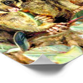 ガムの木を詰める ポスター (角)