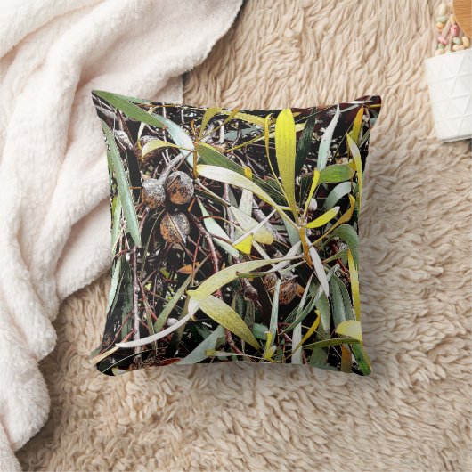 ガムの葉 クッション (ブランケット)