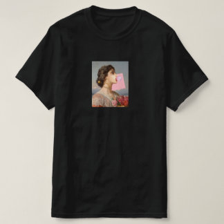 ガムを持った女性 Tシャツ