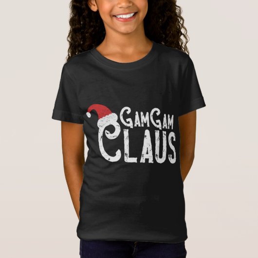 ガムガムクロース伝統的サンタマッチングファミリーC Tシャツ (正面)