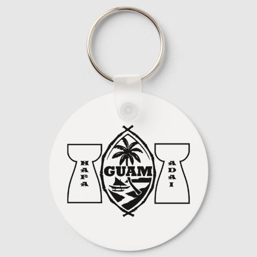 ガムシール(ラテ石) キーホルダー (正面)