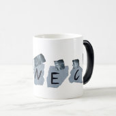 ガムテープのレッドネックの印 モーフィングマグカップ (正面右)