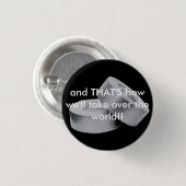 ガムテープは世界を支配します 缶バッジ (正面&裏面)