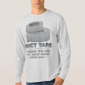 ガムテープ-いいえ回ります! いいえ! mmphに! mmph! おもしろい tシャツ (正面)