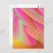 ガムドロップらせん状はがき ポストカード (正面/裏面)