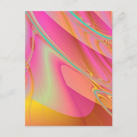 ガムドロップらせん状はがき ポストカード (正面)