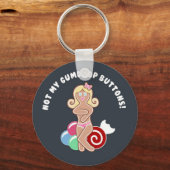 ガムドロップボタン キーホルダー (正面)