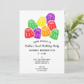 ガムドロッモダンプスキャンディ甘い誕生日パーティー 招待状 (スタンド正面)