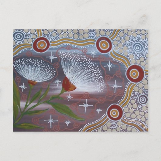 ガムナッツの花 ポストカード (正面)