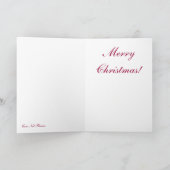 ガムナッツクリスマスカード シーズンカード (内部)