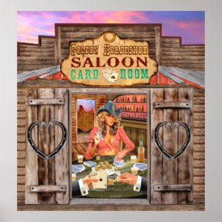 ガムブリン女性のカーボーイ ポスター