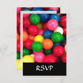 ガムボカラフルールキャンディ 出欠カード (正面/裏面)