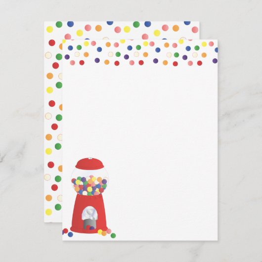 ガムボールマシン (正面/裏面)