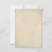 ガムラッ離れクな屋外ウェディングRSVPカード 出欠カード (裏面)