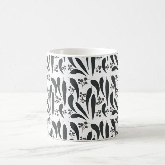 ガム葉とグムナッツ コーヒーマグカップ (中央)