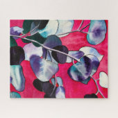 ガム葉ユーカリ水彩画 ジグソーパズル (横)