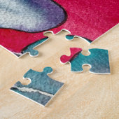 ガム葉ユーカリ水彩画 ジグソーパズル (側面)