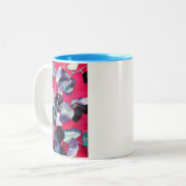 ガム葉水彩画 ツートーンマグカップ (正面左)