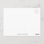 ガム葉水彩画 ポストカード (裏面)