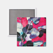 ガム葉水彩画 マグネット (正面/裏面)