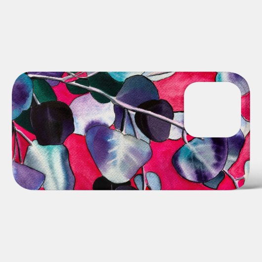 ガム葉水彩画 Case-Mate iPhoneケース (裏面 (横))