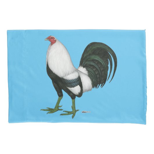 ガメコックシルバーダックウィング 枕カバー (正面)