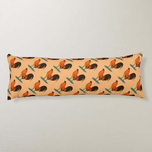 ガメコックジンジャーレッドルースター ボディピロー (裏面)