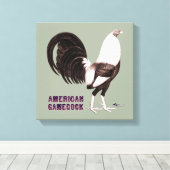 ガメコックセピア キャンバスプリント (インサイチュ (ウッドフロア))