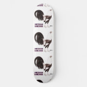 ガメコックセピア スケートボード (正面)