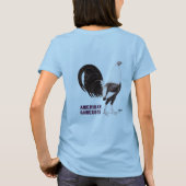 ガメコックセピア Tシャツ (裏面)