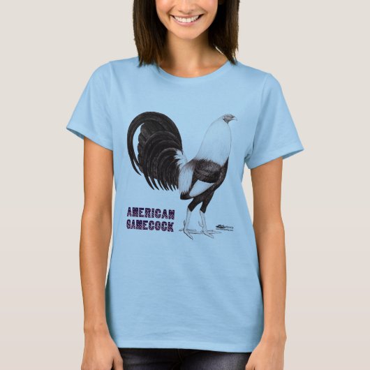 ガメコックセピア Tシャツ (正面)