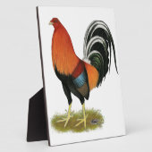 ガメコックホエーンルースター フォトプラーク (側面)