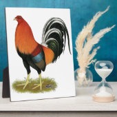 ガメコックホエーンルースター フォトプラーク (側面)