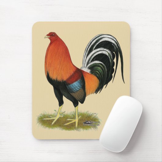 ガメコックホエーンルースター マウスパッド (マウス)
