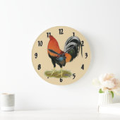 ガメコックホエーンルースター ラージ壁時計 (ホーム)