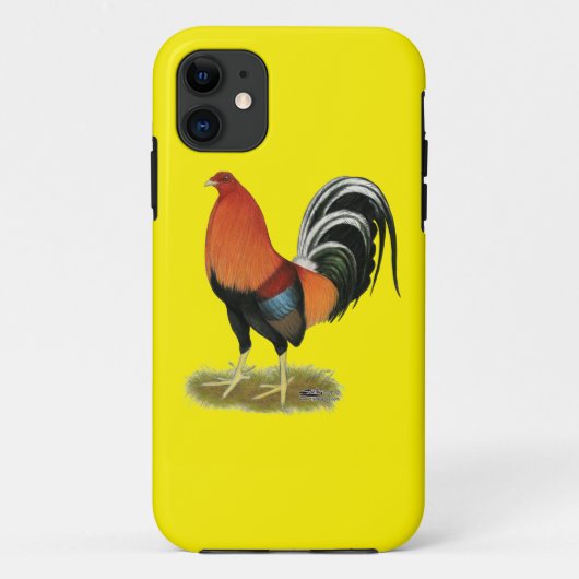 ガメコックホエーンルースター Case-Mate iPhoneケース (裏面)