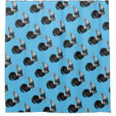 ガメコックレッドハッチ シャワーカーテン (正面)