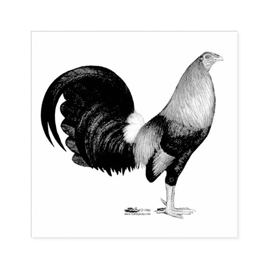 ガメコックレッドハッチ ラバースタンプ (インプリント)