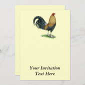 ガメコック:ドムまたはクレレ 招待状 (正面/裏面)