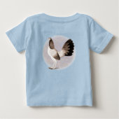 ガメコック:ヘンニー ベビーTシャツ (裏面)