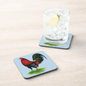 ガメコック：濃い赤 コースター (右側)